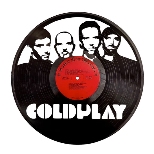 Coldplay - Laser Cut Vinyl Record Wall Art
