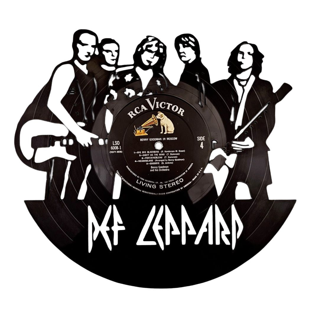 Def Leppard - Laser Cut Vinyl Record Wall Art