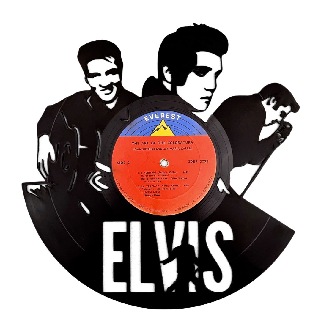 Elvis Presley - Laser Cut Vinyl Record Wall Art