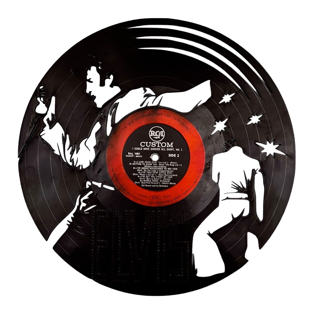 Elvis Presley - Laser Cut Vinyl Record Wall Art
