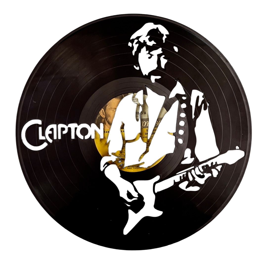 Eric Clapton - Laser Cut Vinyl Record Wall Art