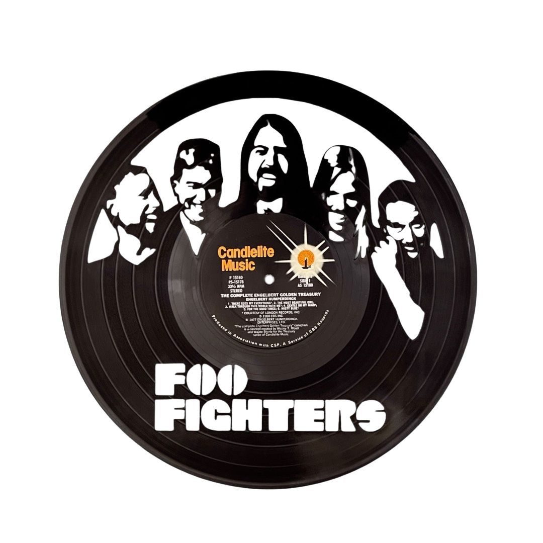 Foo Fighters - Laser Cut Vinyl Record Wall Art