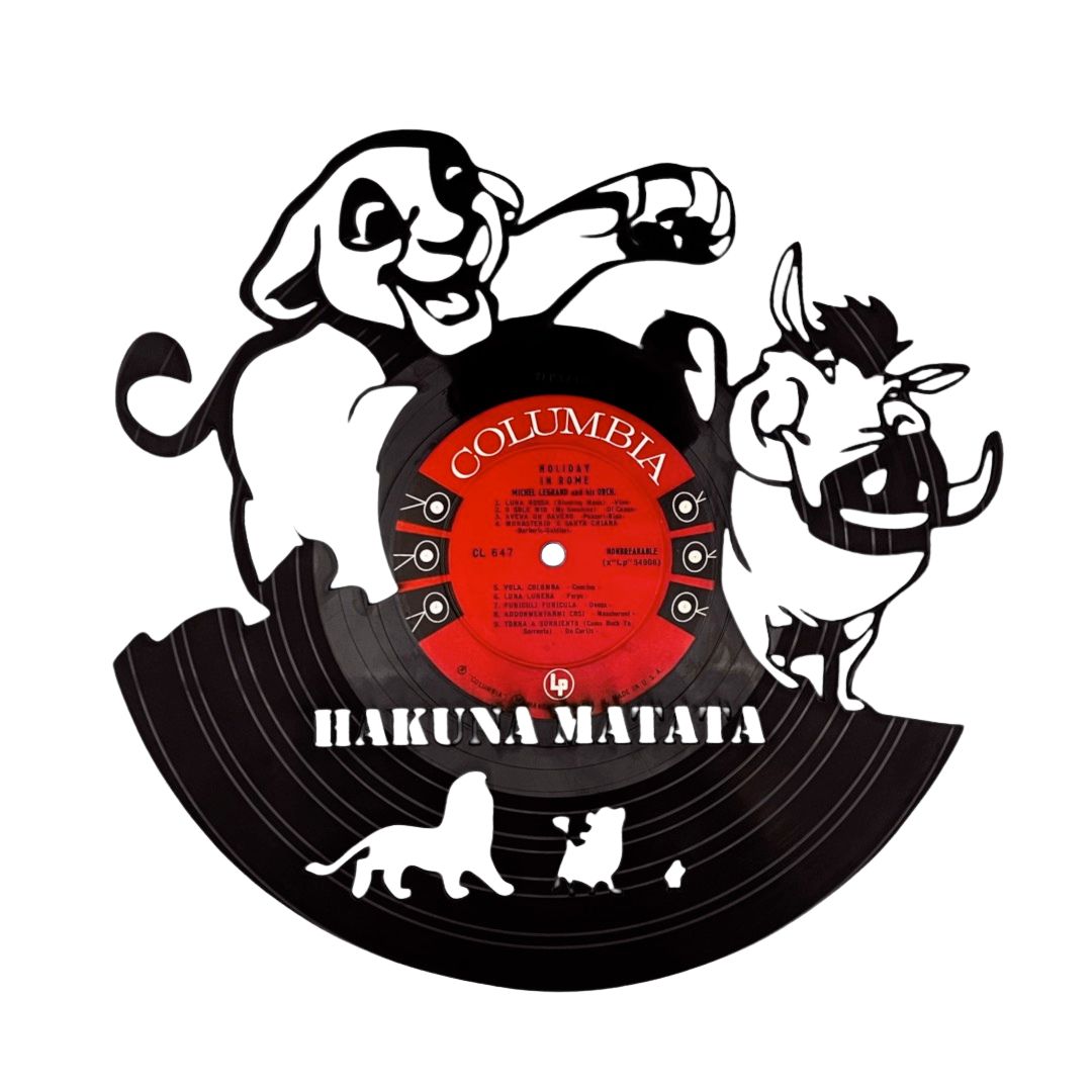 The Lion King - Carved Vinyl Record Wall Art