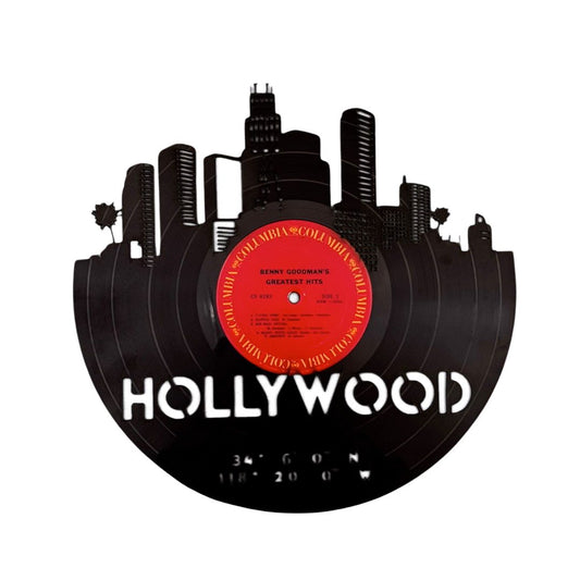 Hollywood - Laser Cut Vinyl Record Wall Art
