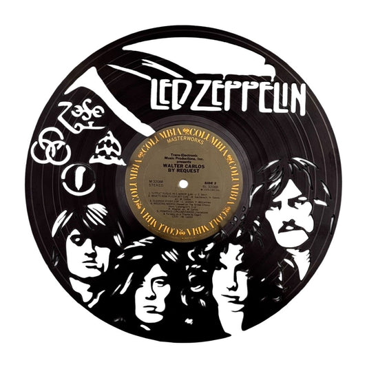 Led Zeppelin - Laser Cut Vinyl Record Wall Art