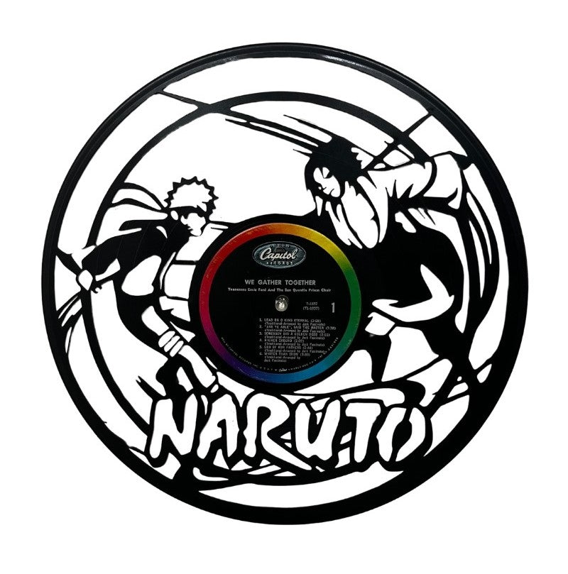 Naruto - Laser Cut Vinyl Record Wall Art