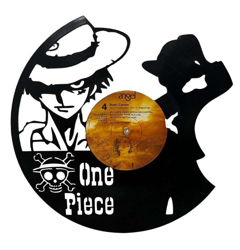 One Piece - Luffy - Laser Cut Vinyl Record Wall Art
