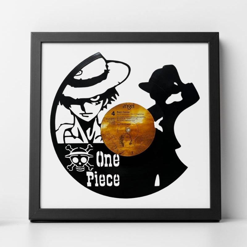 One Piece - Luffy - Laser Cut Vinyl Record Wall Art