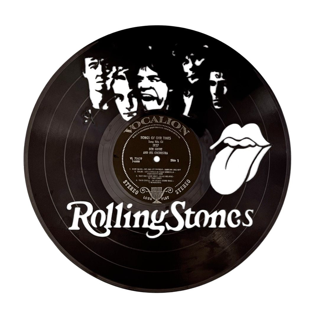 Rolling Stones - Laser Cut Vinyl Record Wall Art