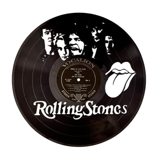 Rolling Stones - Laser Cut Vinyl Record Wall Art