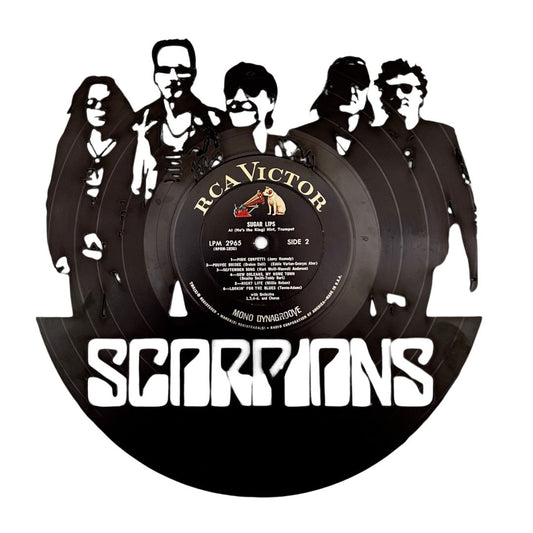 Scorpions - Laser Cut Vinyl Record Wall Art