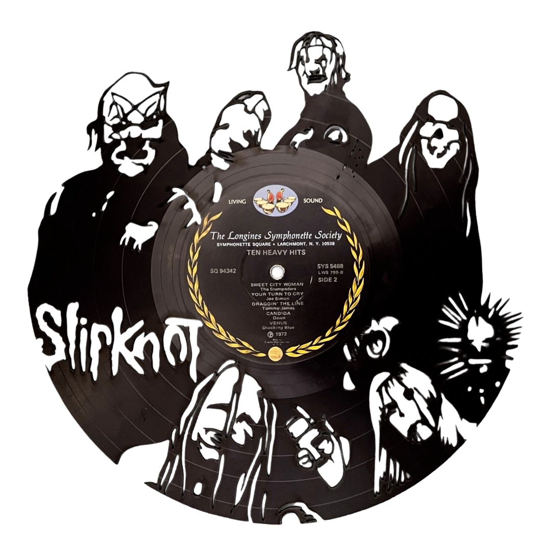 Slipknot - Laser Cut Vinyl Record Wall Art