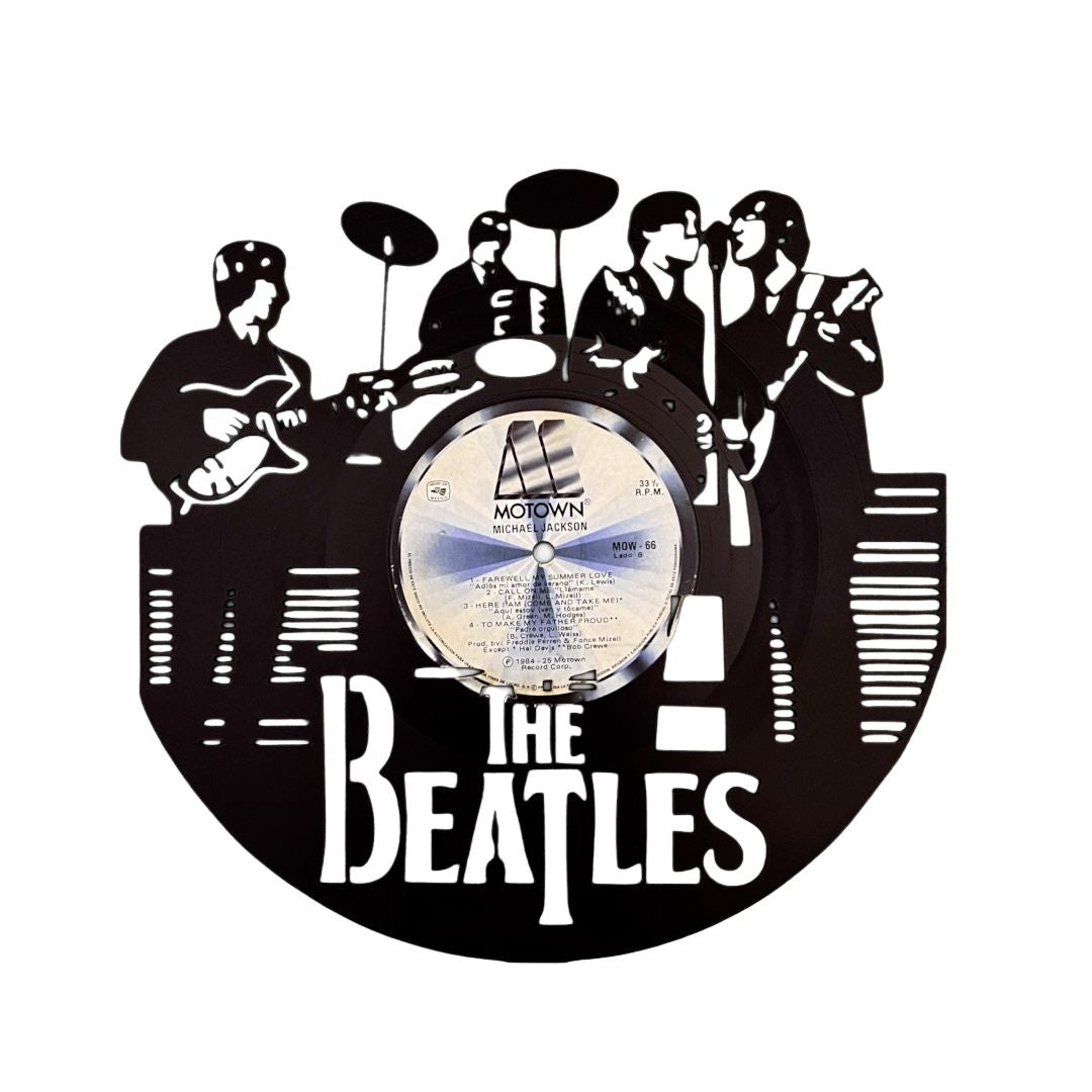 The Beatles - Carved Vinyl Record Wall Art