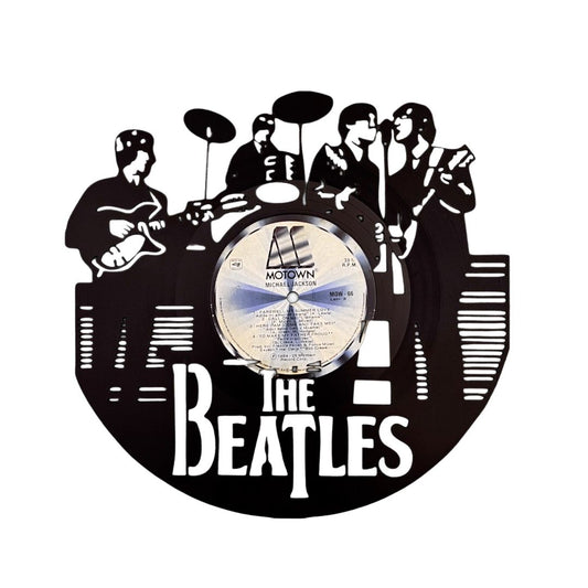 The Beatles - Carved Vinyl Record Wall Art