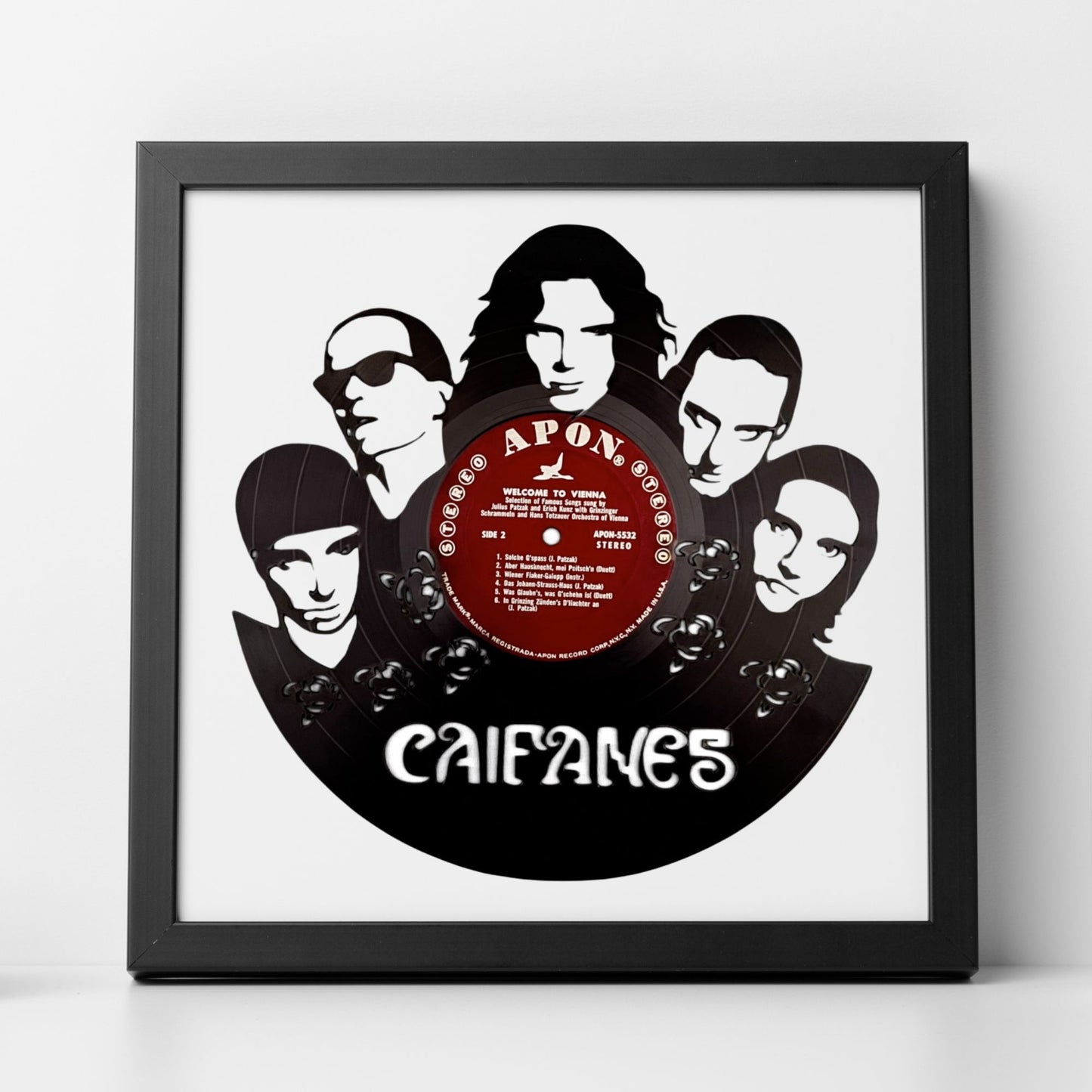 Caifanes - Laser Cut Vinyl Record Wall Art