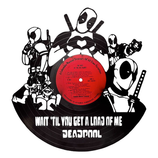 Deadpool - Laser Cut Vinyl Record Wall Art