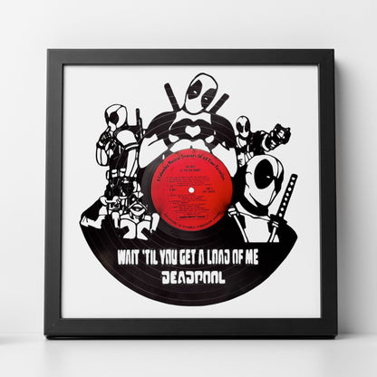 Deadpool - Laser Cut Vinyl Record Wall Art