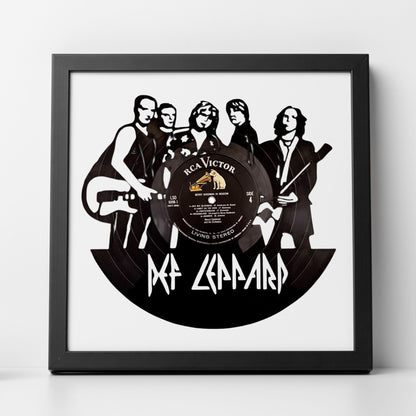 Def Leppard - Laser Cut Vinyl Record Wall Art