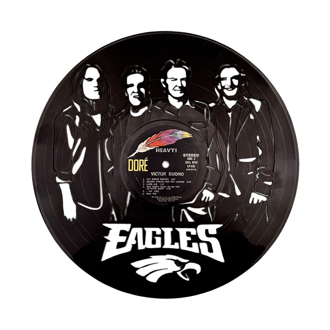 Eagles - Laser Cut Vinyl Record Wall Art
