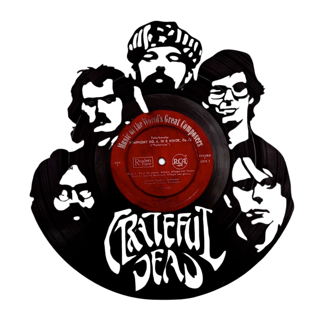 Grateful Dead - Laser Cut Vinyl Record Wall Art