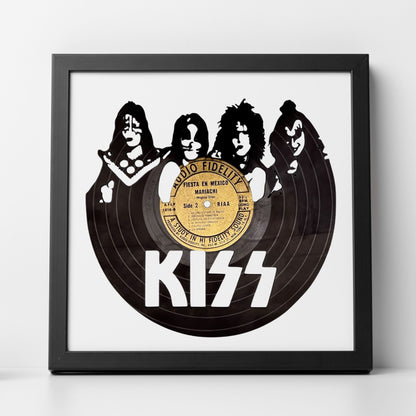 KISS - Laser Cut Vinyl Record Wall Art