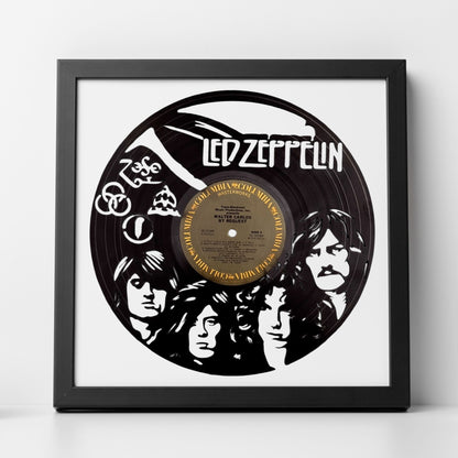 Led Zeppelin - Laser Cut Vinyl Record Wall Art