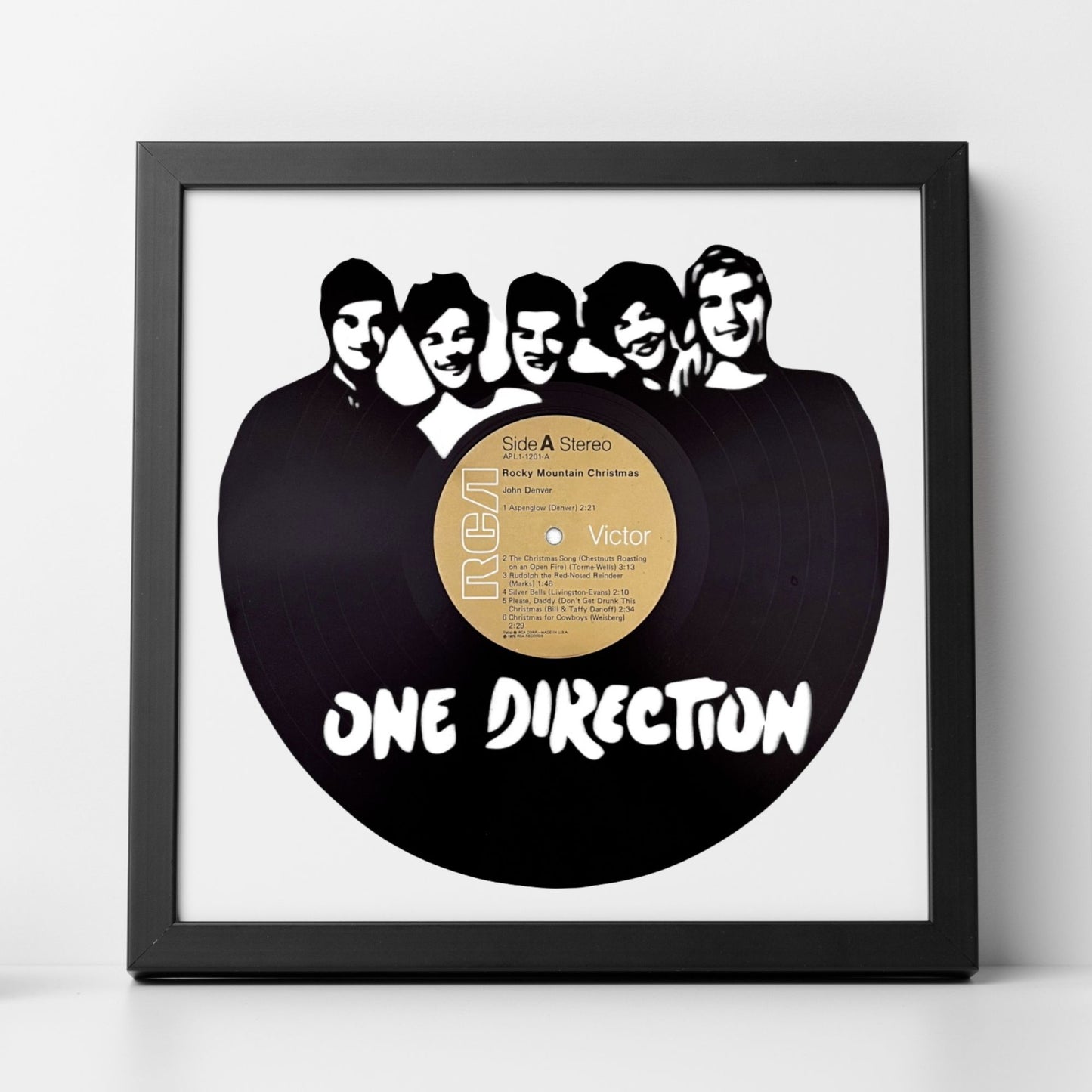 One Direction - Laser Cut Vinyl Record Wall Art
