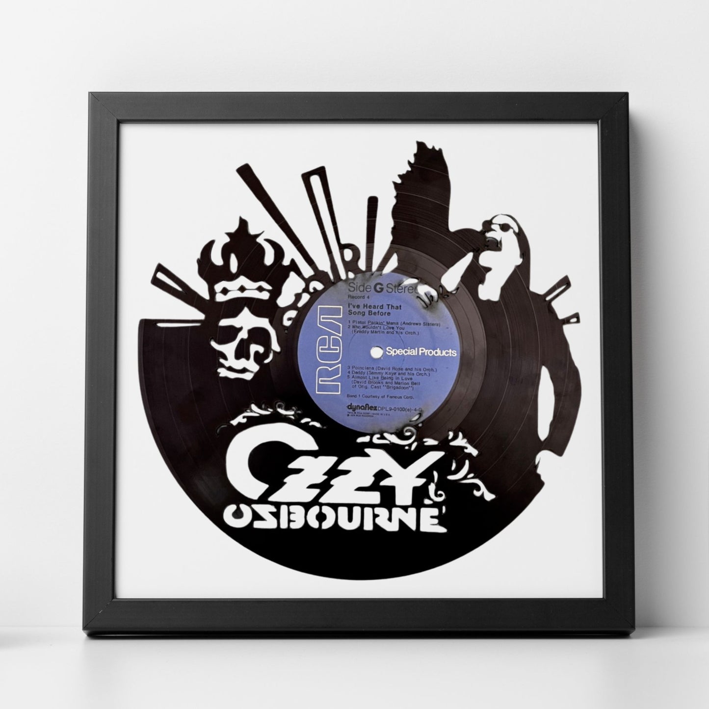 Ozzy Osbourne - Laser Cut Vinyl Record Wall Art