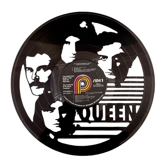 Queen - Laser Cut Vinyl Record Wall Art