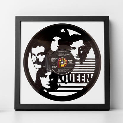 Queen - Laser Cut Vinyl Record Wall Art