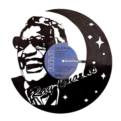 Ray Charles - Laser Cut Vinyl Record Wall Art