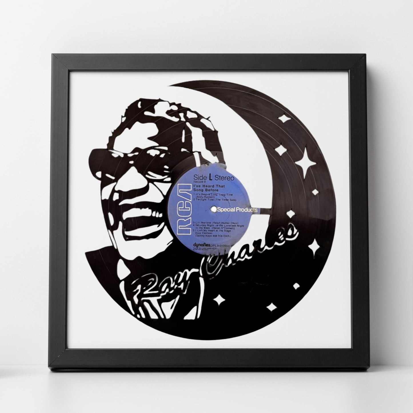 Ray Charles - Laser Cut Vinyl Record Wall Art