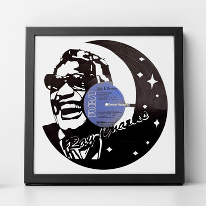 Ray Charles - Laser Cut Vinyl Record Wall Art