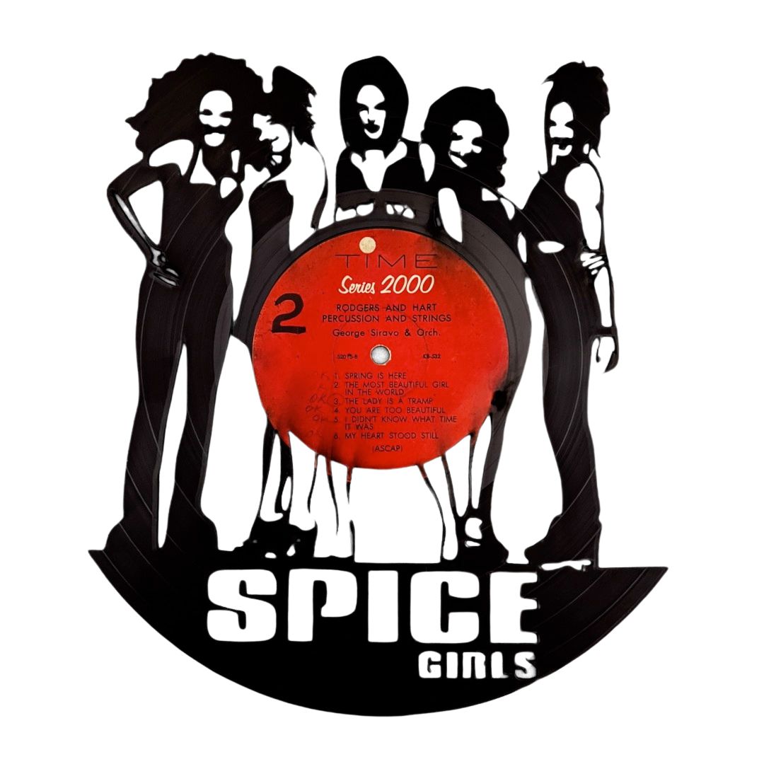 Spice Girls - Laser Cut Vinyl Record Wall Art
