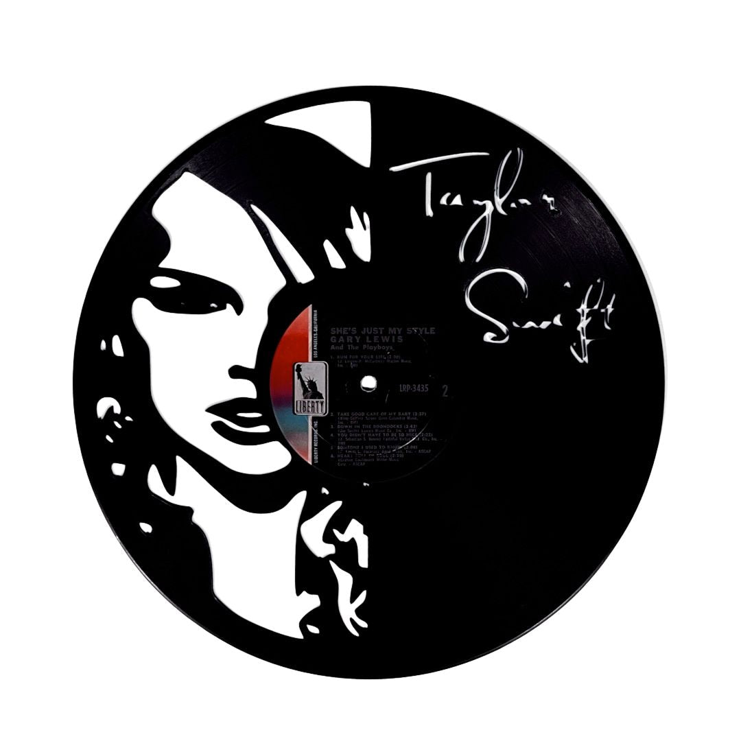 Taylor Swift - Carved Vinyl Record Wall Art