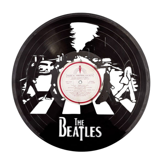 The Beatles - Carved Vinyl Record Wall Art