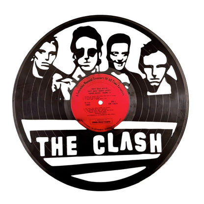 The Clash - Carved Vinyl Record Wall Art