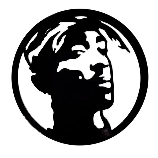 Tupac Shakur - Carved Vinyl Record Wall Art