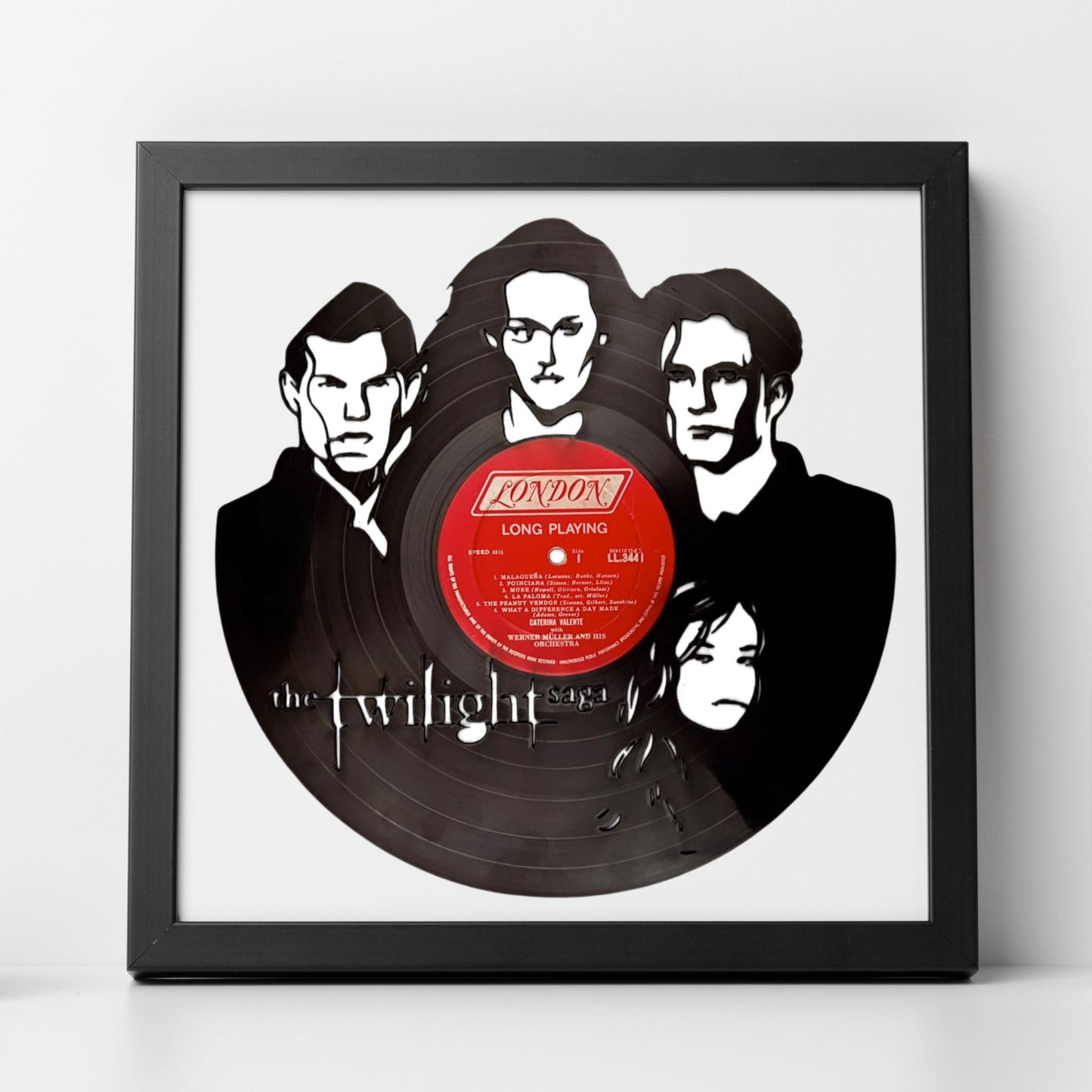 The Twilight Saga - Carved Vinyl Record Wall Art